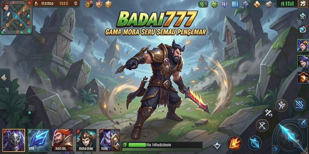 Tampilan gameplay seru dalam BADAI777 dengan aksi penuh strategi.