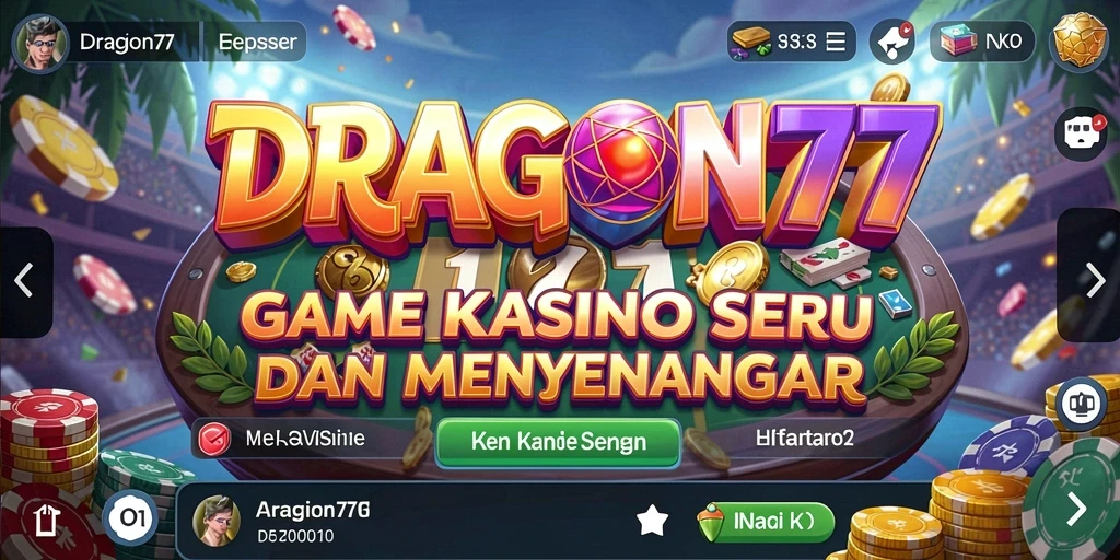 Screenshot gameplay <strong>DRAGON777</strong> menampilkan aksi seru di permainan kasino.