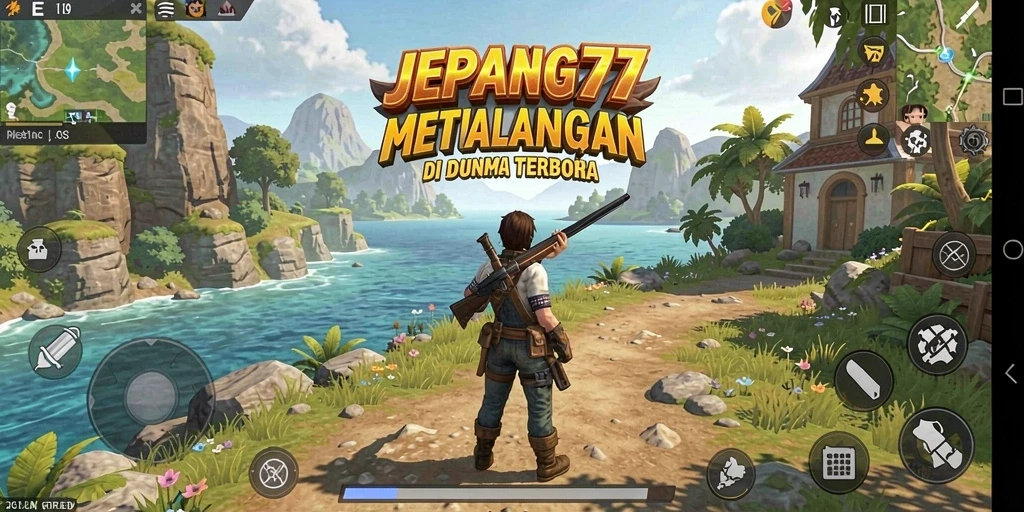Tampilan gameplay <strong>JEPANG77</strong> yang menawan dalam dunia terbuka yang luas.